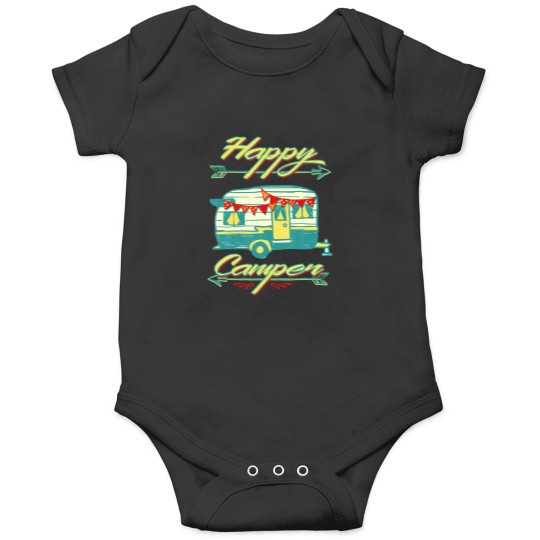 Discover Happy Camper - Camping 	 For Men Women And Kids Tee Onesies
