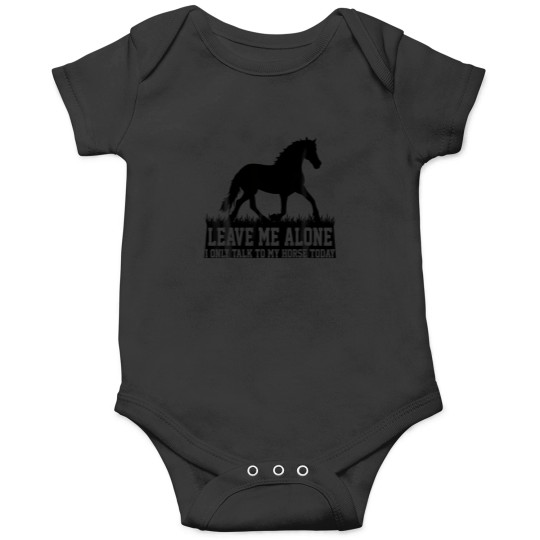 Discover Riding I Only Talk To My Horse Today Equestrian Dressage Onesies