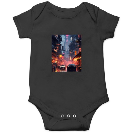 Discover 5778 Technological Urban Nightlife Graphic T-Shirt Onesies