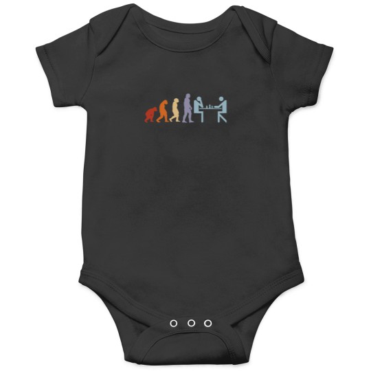 Discover Chess-Chess-Game-Chess-Pieces-Evolution-Chess-Board T-Shirt Onesies