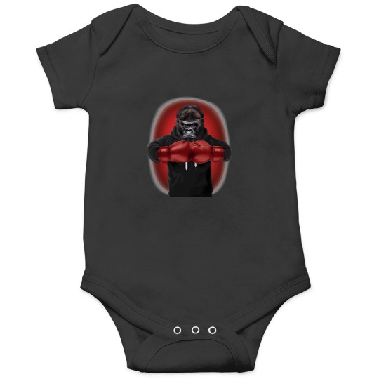 Discover Boxing-Gorilla-Martial-Arts-Fighter-Warrior-Boxer T-Shirt Onesies