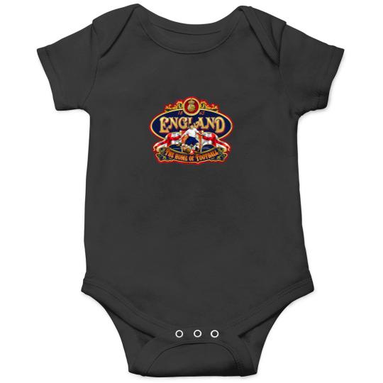 Discover England-'The-Home-Of-Football'-T-Shirt-Art Onesies