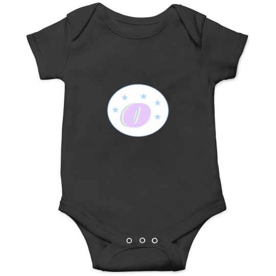 Discover Letter O Monogram Art Pink, Blue, Yellow Aesthetic Oversized Onesies