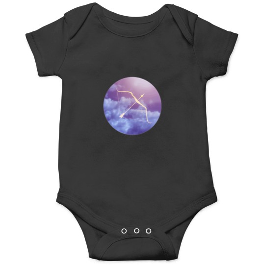 Discover Purple-Cloud-Bow-And-Arrow T-Shirt Onesies