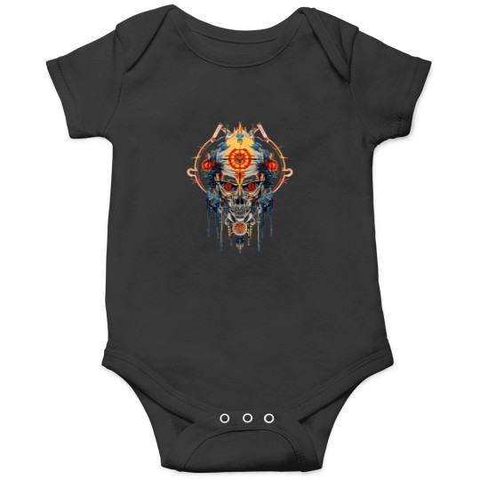 Discover Skull-Colorful T-Shirt Onesies