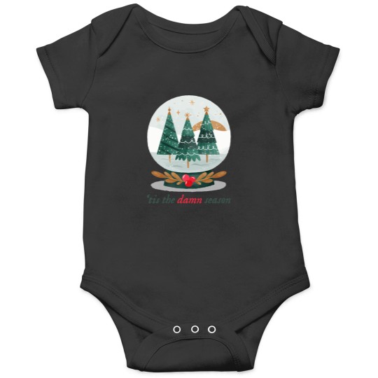 Discover 'Tis-The-Damn-Season-Snow-Globe T-Shirt Onesies