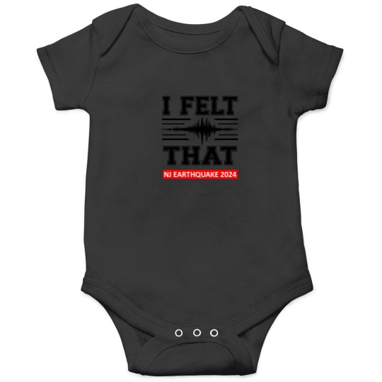 Discover New Jersey Earthquake Alert T-Shirt Onesies