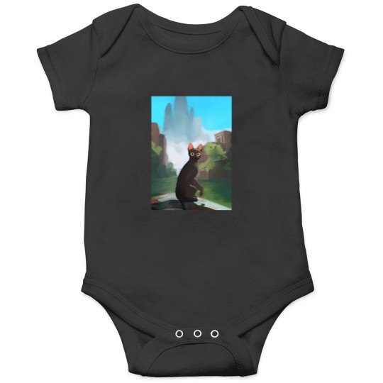 Discover Flow Cat Static red  Celica T23 7gen Onesies
