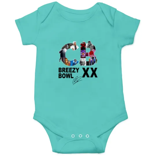 Discover Breezy Bowl XX Onesies, Chris Brown Breezy Bowl XX Tour Onesies