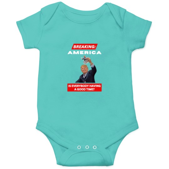 Discover BREAKING AMERICA Anti-Trump Tariffs HANDS OFF 2025 Protest Onesies