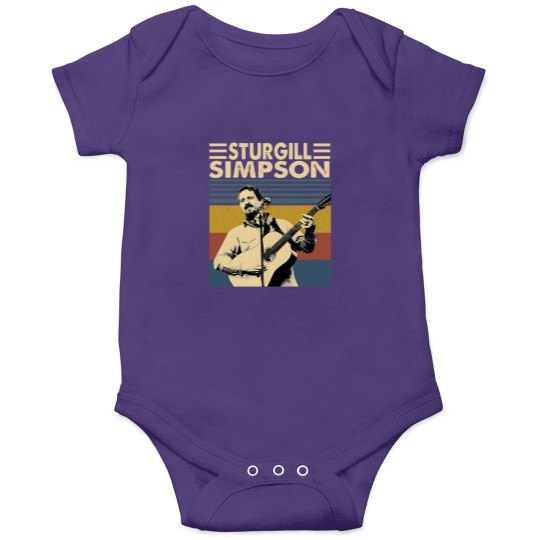 Discover Sturgill Simpson Retro Vintage Unisex Onesies, Sturgill Simpson Music Onesies