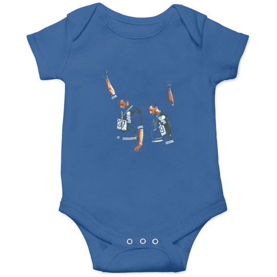 Discover 1968 Black Power Salute Illustration Classic T-Shi Onesies