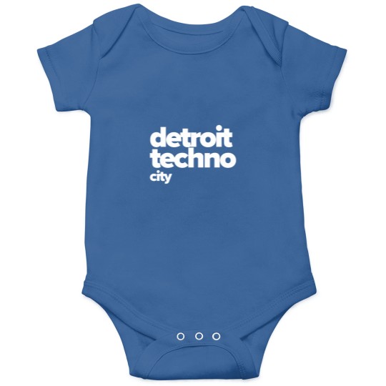 Discover Detroit Techno City Vibes Tee Onesies