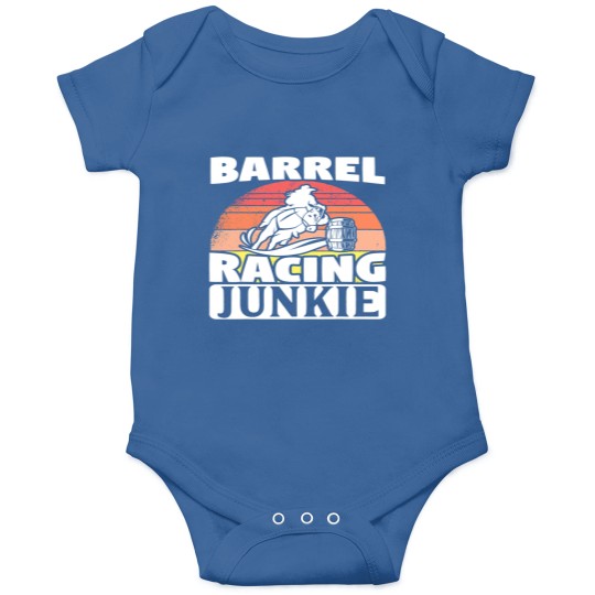 Discover Funny Horse Barrel Racer Racing Junkie Horse Riding Onesies