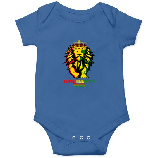 Discover junenth african american black lion 1865 king gifts s Onesies
