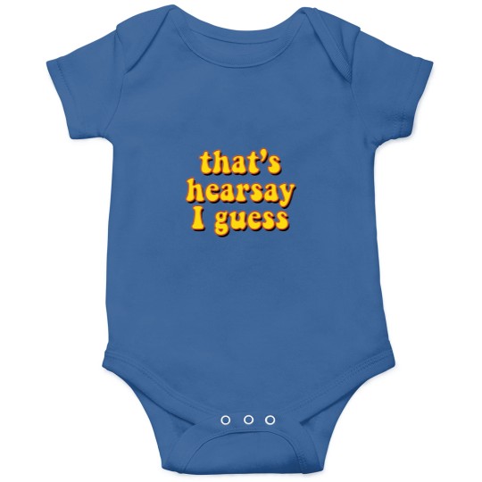 Discover thats hearsay I guess johnny depp yellow Onesies