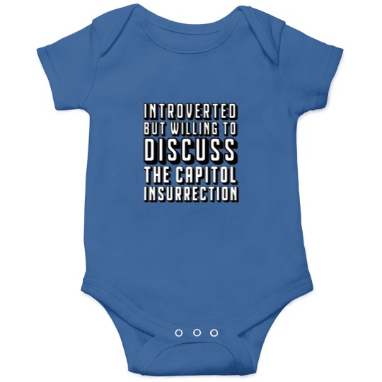 Discover Introverted But Willing To Disc The Capitol Insurrection Onesies