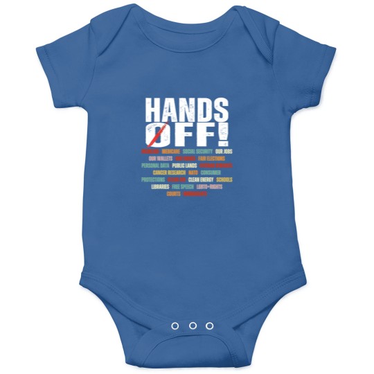 Discover Hands Off Protest Political Activism Activism Save Public Onesies