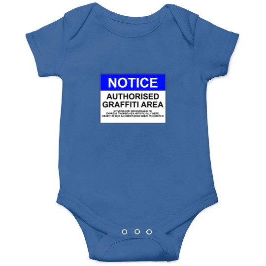 Discover Authorised Graffiti Area Onesies