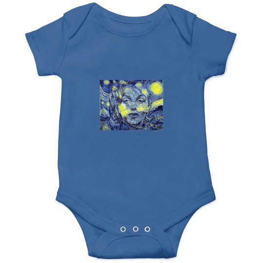 Discover Marilyn Monroe on a Starry Night  Modern Vintage Onesies