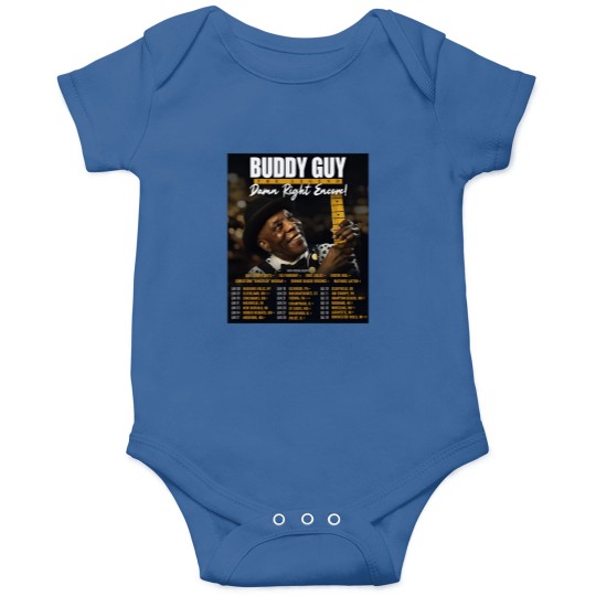 Discover Buddy Guy 2025 The Damn Right Encore Tour Dates Onesies