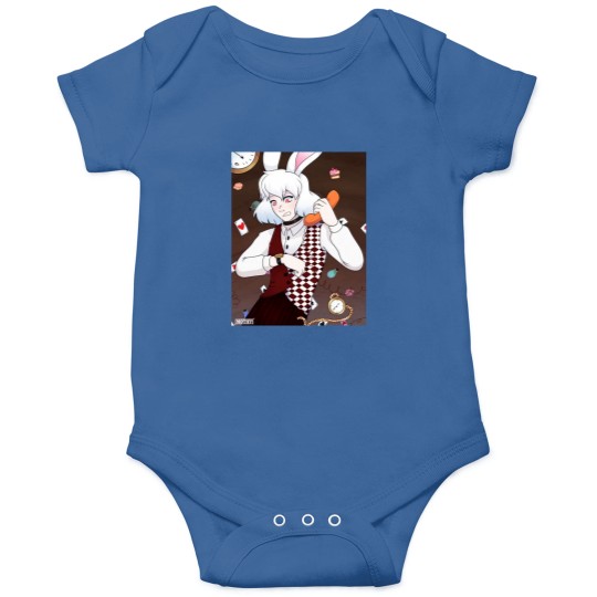 Discover White Rabbit in a Rush Onesies