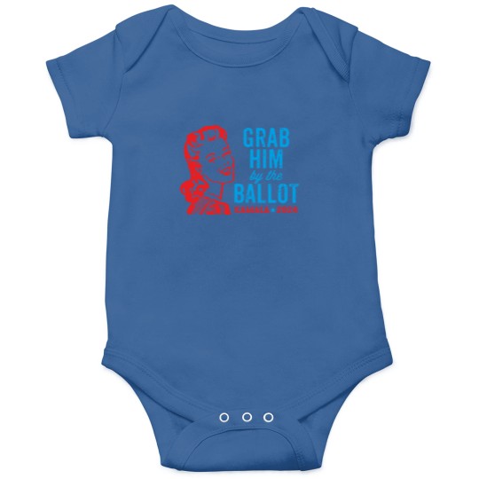 Discover Grab Him By The Ballot Kamala 2024 Funny Harris Election Onesies