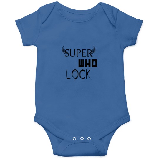 Discover 5716-Super-Who-Lock-V.2-Baseball--Sleeve-T-Shirt Onesies