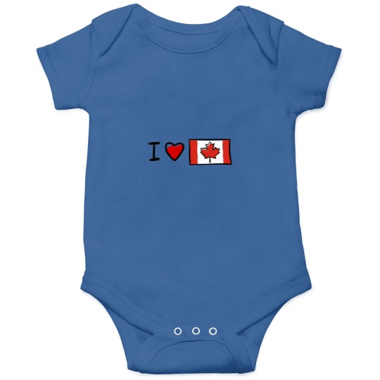 Discover I-Love-Canada-Love-Art T-Shirt Onesies