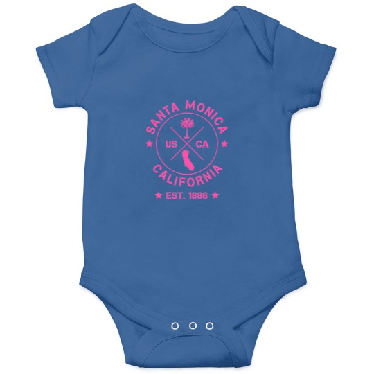 Discover Santa-Monica-California-Usa-Los-Angeles-Baywatch T-Shirt Onesies