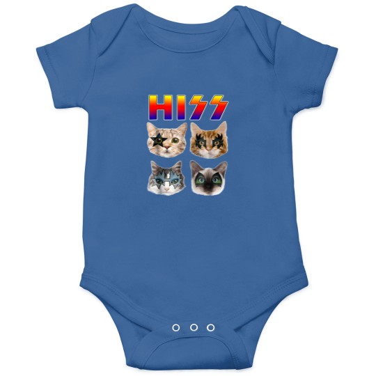 Discover Hiss-Funny-Cats-Kittens-Rock-Rockin' Onesies