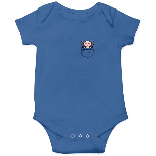 Discover Axolotls in pocket Essential Onesies