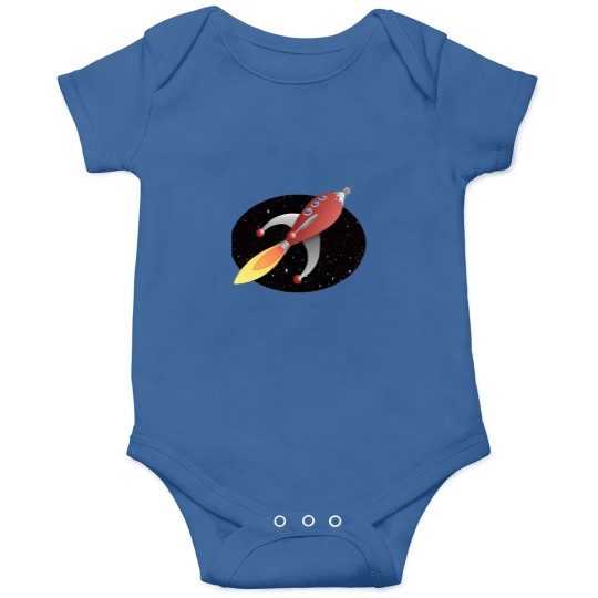 Discover Cartoon rockets - spaces travel Classic Onesies