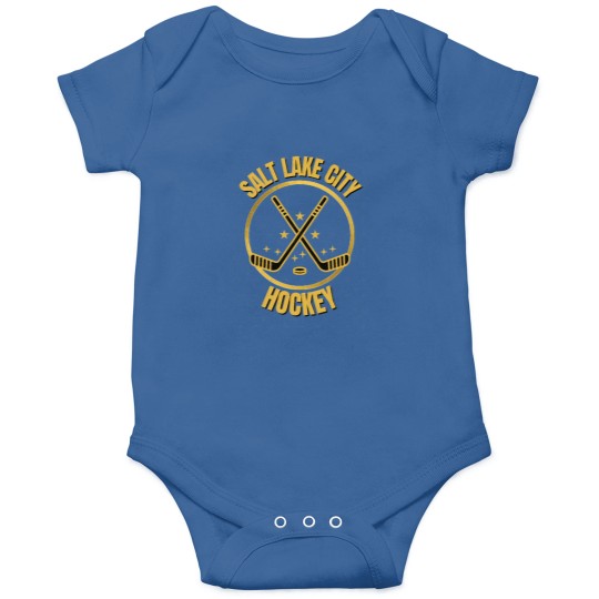 Discover Salt lakes City Utah Hockey Classic Onesies