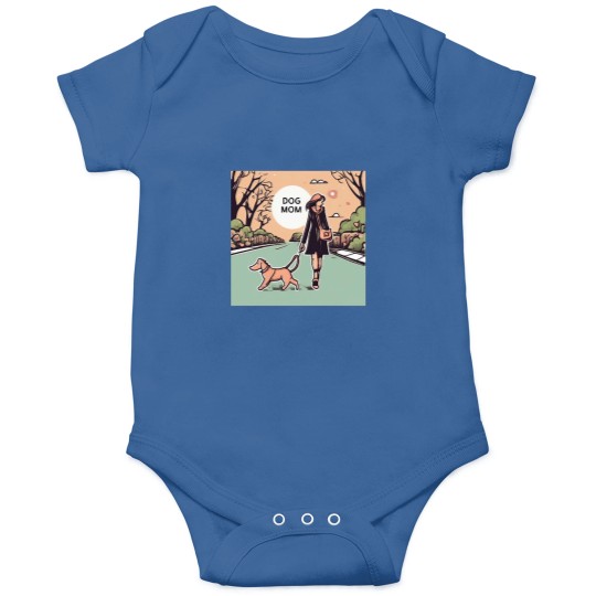 Discover dogs Mom Walking Classic Onesies