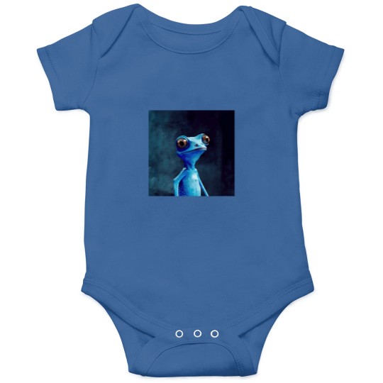 Discover Blue Geckos Standing Tall Classic Onesies