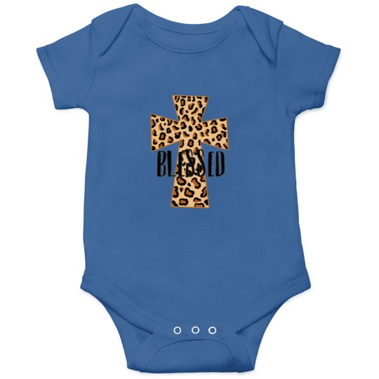 Discover blesseds Leopard crosss Oversized Onesies