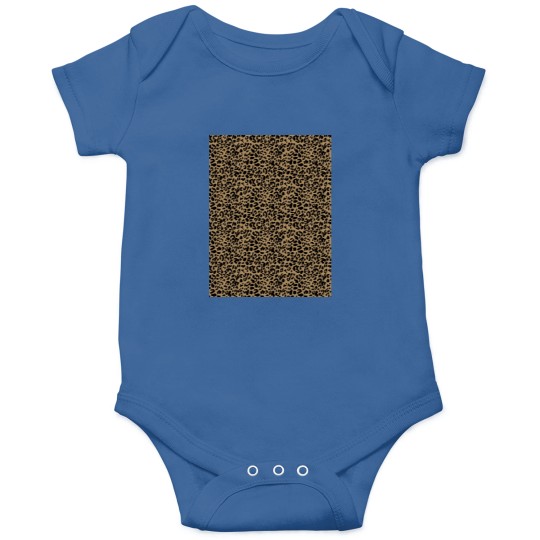 Discover Black on Brown Leopard Print patterns Seamless Repeat Background Onesies