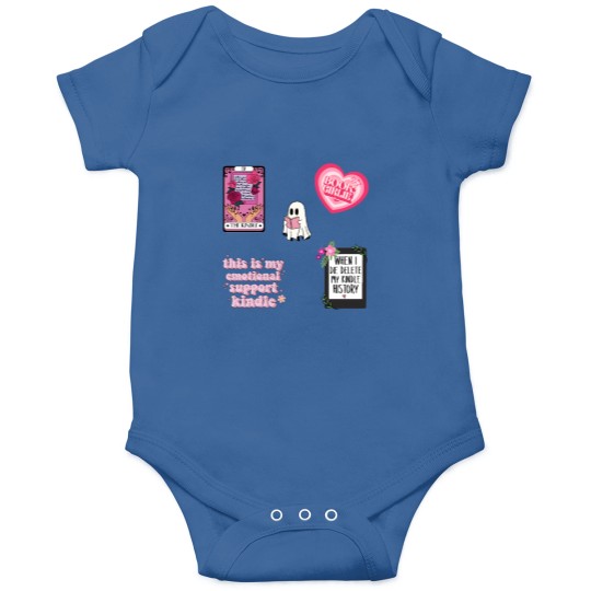 Discover Reading Ghost Cute Kindle Pack Book Set Spooky Book Lovers Gift Ideas Young(ish) Onesies