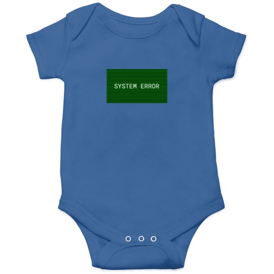 Discover System-Error Onesies