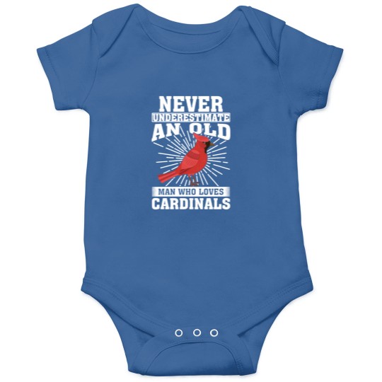 Discover Never Underestimate An Old Man Who Loves Cardinals Onesies