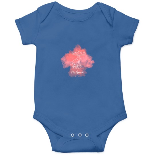Discover VintageMushroom Halftone Black Onesies
