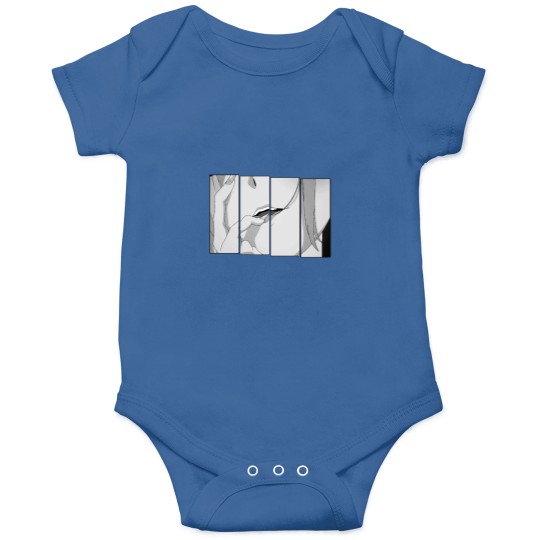 Discover Paneled LipsBW Onesies