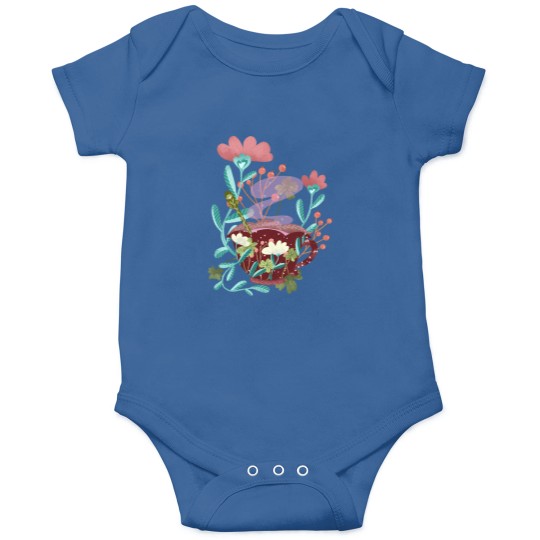 Discover Chic floral teacup Onesies