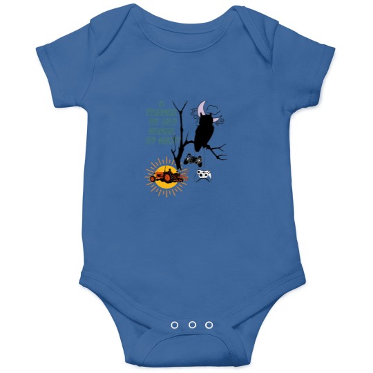 Discover a farmer by day gamer by night, farmer game Onesies
