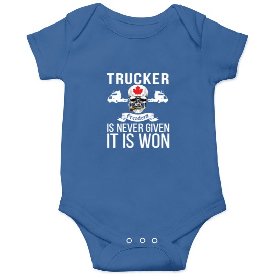 Discover Freedom Is Never Given It Is Won Canada - Truckers Convoy Onesies