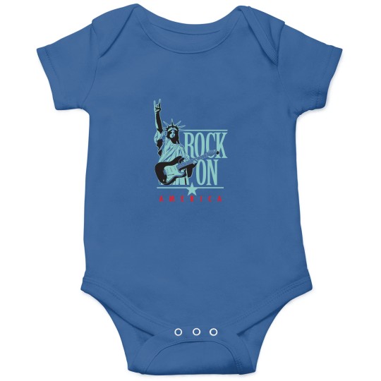 Discover Rock On America Baby Onesies