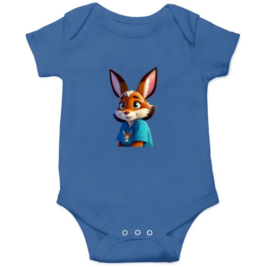 Discover Eeveeish Anthro Girl In Blue Tee Baby Onesies