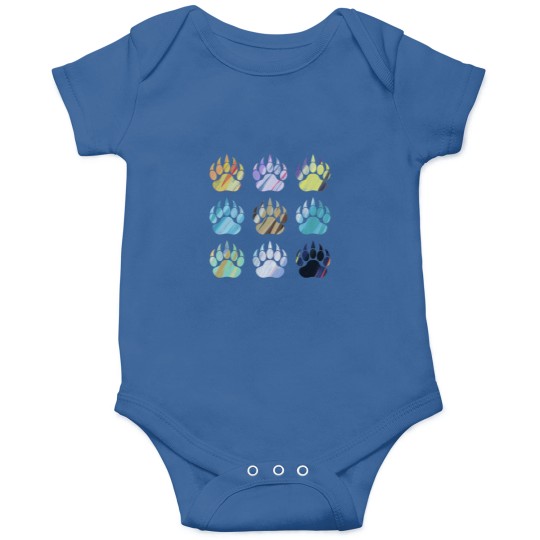 Discover Evolution Paws pastel Baby Onesies