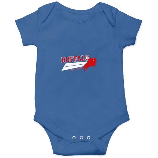 Discover Vintage Buffalo Retro Football Est 1960 New York At Game Day Baby Onesies